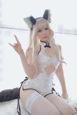 Baiyin 81 „Cheongsam White Wolf“ Das helle und schöne Gesäß zieht Sie weiterhin an (49P)