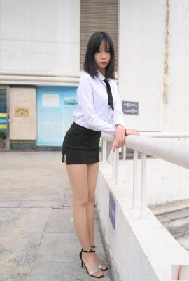 [Internetsammlung]Das Einkaufszentrum für Straßenfotografie in Chengsheng verkauft schöne Frauen mit langen Beinen und Seidenuniformen 1[100P]