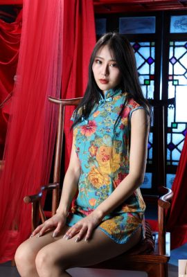 (Privates Shooting eines chinesischen Models) Schönes Model – Lai Min schönes Model ohne Mosaik Privatshooting-Vorteil „Ancient Cheongsam“ (100P)