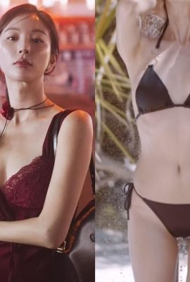 Südkoreas Topmodel wurde im dunklen Bikini mit Wasser bespritzt! Sehen Sie sich die feuchte Szene im ganzen Internet an (11P)
