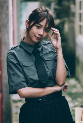 Campusliebe Qian Yu ist so süß, dass sie ein supersüßes Date-Outfit trägt und mit ihr spazieren gehen möchte (12P)