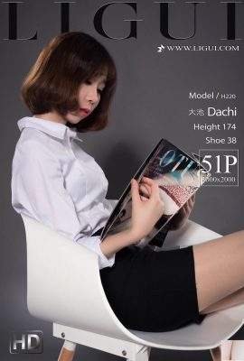 (LiGui Internet Beauty) 29.10.2018 Model Dachi OL Geschreddertes Schweinefleisch, schöne Beine (52P)