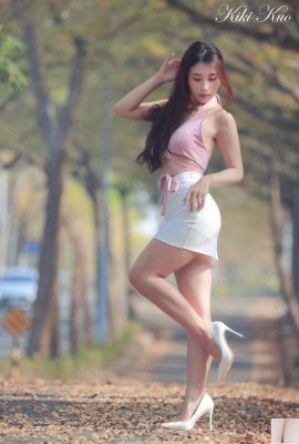 (Online-Sammlung) Taiwanesisches Mädchen mit schönen Beinen – Kiki Kuo sexy Beauty-Fotoshooting im Freien (2) (89P)