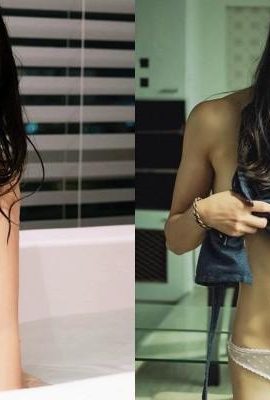 Das 22-jährige taiwanesisch-amerikanische Mädchen mit gemischter Abstammung „Mao Mi“ hat alles, vom Gesicht über schöne Brüste, den Westenausschnitt bis hin zu langen Beinen (37P).