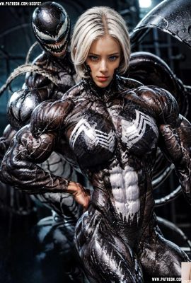 ●PIXIV● She-Venom Teil2 ~ASSFST~ (KI-generiert)