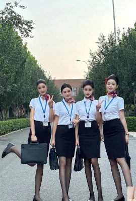 Schöne Stewardess