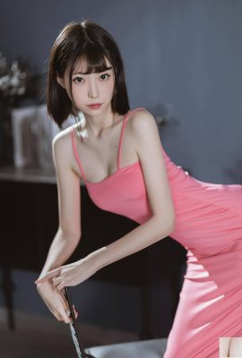 (Online-Sammlung) Wohlfahrtsmädchen Xu Lan LAN „Pink Long Dress“ VIP Exclusive (42P)