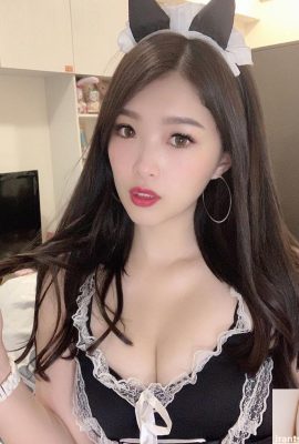 Die Live-Übertragungsmoderatorin mit den schönen Brüsten verwandelt sich in ein verführerisches Dienstmädchen mit einer auffälligen Brustform „Der Blickwinkel ist so kriminell“ ~ Candy Candy (16P)