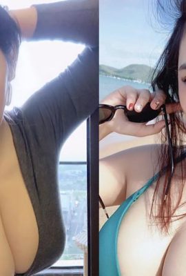 Die vollbusige, sexy Schönheit „Tian Tian“ kann ihre Brüste nicht hochhalten! Das Wetter ist zu heiß und alle sexy Klamotten sind freigelegt (20P)
