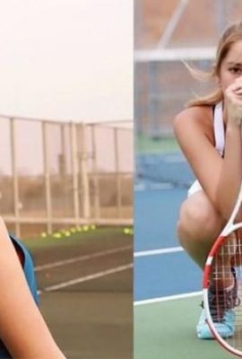 „Emma Watson“ vom Tennis wird im Alter von 15 Jahren erwachsen! Die unglaublich langen Beine der Fee beim Ballspielen sorgten in der Tenniswelt für Aufsehen ~ Makenzie Raine