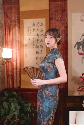 Wunderschöne Seidenbeine im Cheongsam