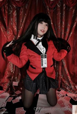 OnlyFan – Kittyxkum Cosplay Yumeko Jabami – Kakegurui (126P)