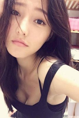 ~Mico Zhang Weichun~ Selfie von oben bis unten zeigt sexy Doppelrillen, super schön (21P)