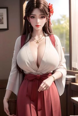 Al generiert) Perfect World Huo Luer Big Breasts