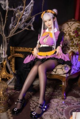 (Sammlung des Internets) Welfare Girl Mimi Hanyus „Halloween Black Seidenmädchen“ VIP Exklusive (36p)