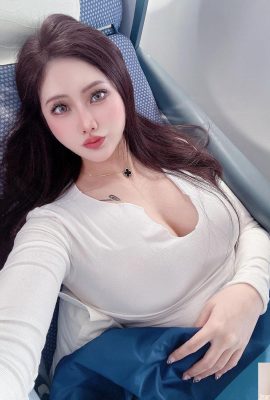 Die taiwanesische Schönheit Queena ist so schön und schön in ihrem Körper, dass die Menschen nicht aufhalten können (7p)
