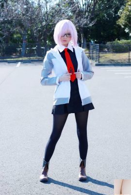 Mashu Kyrielight Cosplay von Hidori Rose (schwarz) (58p)