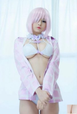 Mashu Kyrielight Cosplay von Hidori Rose (Pink) (41p)
