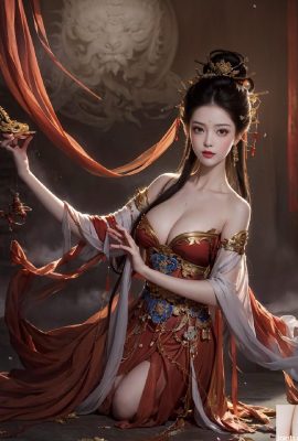 Slim Hanfu Frau