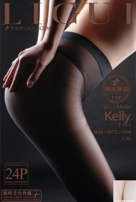 (Ligui Internet Beauty) Ligui hat ein seltenes schönes Bild von Xiao Dings schwarzer Seide im Himmel Kelly (25p)
