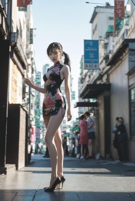 Badbro_Hong Kong Street Cheongsam