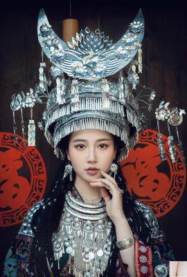 (Nationales Modell menschlicher Körper) Nnian“Miaojiang Girl“ (50p)
