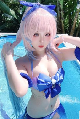 Das Temperament und das sexy „yuki_ting“ sehen zu ernst und heftig aus, und die Figur ist völlig unaufhaltsam (10p)