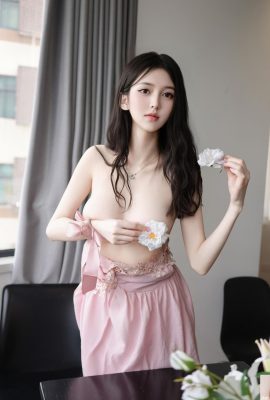 (Sammlung im Internet) Xiurens wunderschönes Model Bai Xiaodies „Pink Fairy Dress“ privat aufgenommen (96p)
