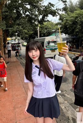 „Huang Linyuan“ glatte Haut strahlt einen Hauch von Jugendlichen aus (10p)