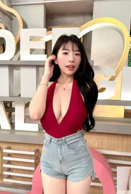„Jiang Wanting“ stolze gekrümmte Fotos sind fair und sexy und auffällig (10p)