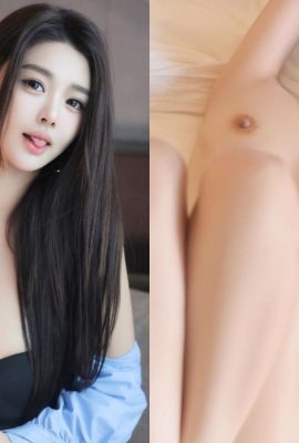 Das superfarbene sexy lippenverstärkende Mädchen mit einer High-End-Brustform hat ihre Seele entfernt (11p)