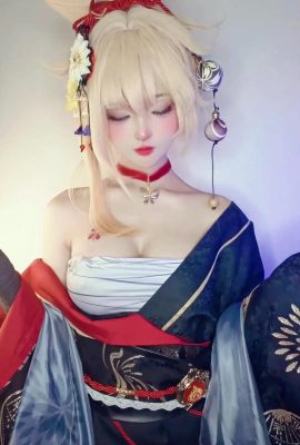 (Internetsammlung) Yamisung Cosplay Yoimiya – Genshin Impact (51p)