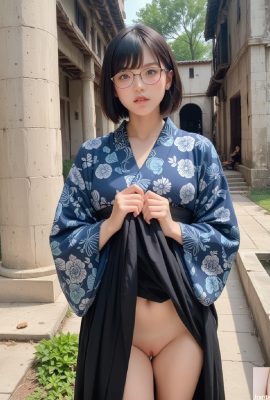 Kimono-Mädchen