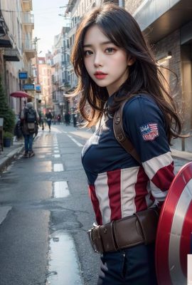 ★PATREON★ (AI Kaori) Set 1 – Frau Captain America