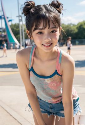 ★PATREON★ (Beauty AI Wkey) Süßes Mädchen in einer Messe 1